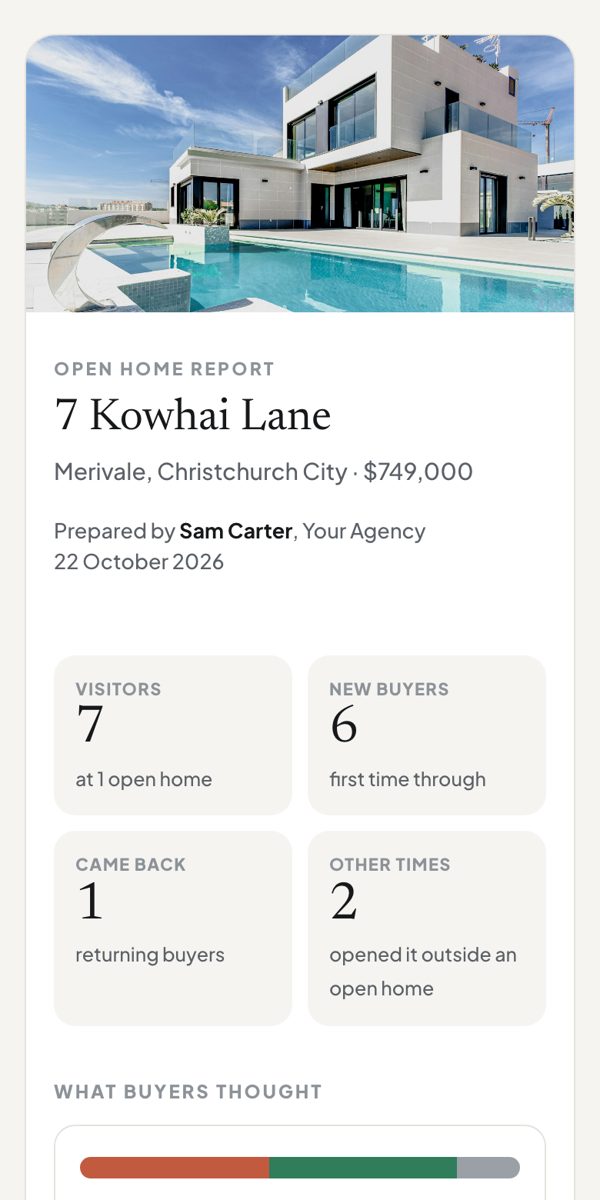 The owner report